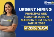 Principal and Teacher Jobs in Mandha Bhim Singh Jaipur 2026