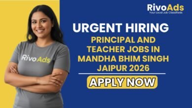 Principal and Teacher Jobs in Mandha Bhim Singh Jaipur 2026