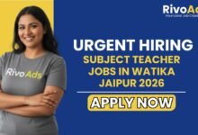 Subject Teacher Jobs in Watika Jaipur 2026