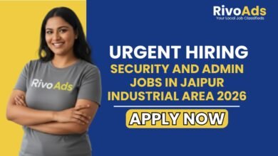 Security and Admin Jobs in Jaipur Industrial Area 2026