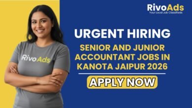 Senior and Junior Accountant Jobs in Kanota Jaipur 2026