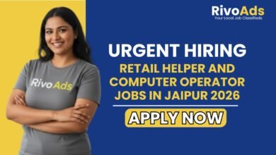 Retail Helper and Computer Operator Jobs in Jaipur 2026