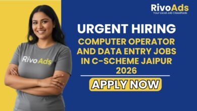 Computer Operator and Data Entry Jobs in C-Scheme Jaipur 2026