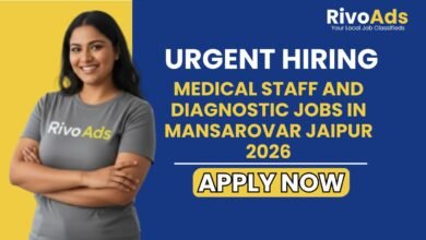 Medical Staff and Diagnostic Jobs in Mansarovar Jaipur 2026