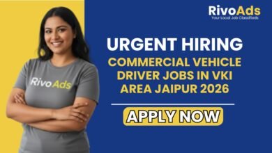 Commercial Vehicle Driver Jobs in VKI Area Jaipur 2026