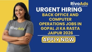 Back Office and Computer Operations Jobs in Gopal Ji Ka Rasta Jaipur 2026