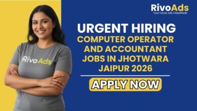 Computer Operator and Accountant Jobs in Jhotwara Jaipur 2026