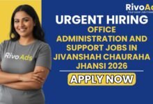 Office Administration and Support Jobs in Jivanshah Chauraha Jhansi 2026