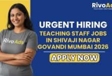Teaching Staff Jobs in Shivaji Nagar Govandi Mumbai 2026