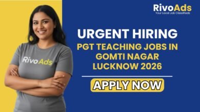 PGT Teaching Jobs in Gomti Nagar Lucknow 2026
