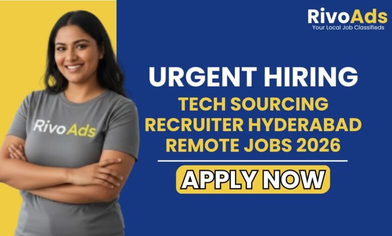 Tech Sourcing Recruiter Hyderabad Remote Jobs 2026