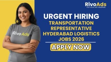 Transportation Representative Hyderabad Logistics Jobs 2026