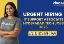 IT Support Associate Hyderabad Tech Jobs 2026