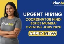 Coordinator Hindi Series Mumbai Creative Jobs 2026