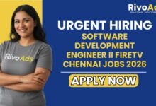 Software Development Engineer II FireTV Chennai Jobs 2026
