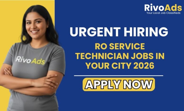 RO Service Technician Jobs in Your City 2026