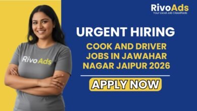 Cook and Driver Jobs in Jawahar Nagar Jaipur 2026