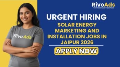 Solar Energy Marketing and Installation Jobs in Jaipur 2026