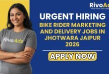 Bike Rider Marketing and Delivery Jobs in Jhotwara Jaipur 2026