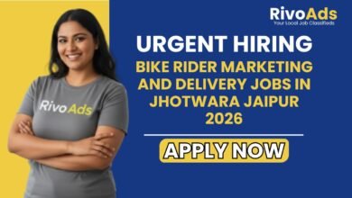 Bike Rider Marketing and Delivery Jobs in Jhotwara Jaipur 2026