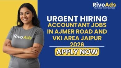 Accountant Jobs in Ajmer Road and VKI Area Jaipur 2026