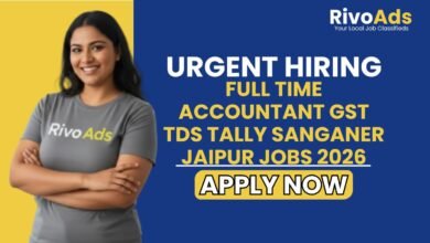 Full Time Accountant GST TDS Tally Sanganer Jaipur Jobs 2026