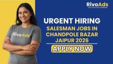 Salesman Jobs in Chandpole Bazar Jaipur 2026