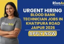 Blood Bank Technician Jobs in Khatipura Road Jaipur 2026