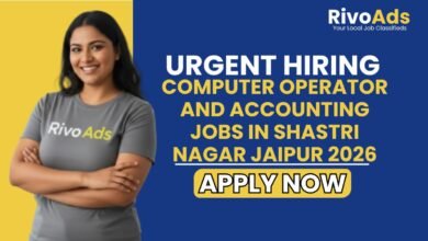 Computer Operator and Accounting Jobs in Shastri Nagar Jaipur 2026