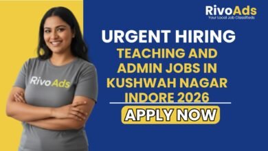 Teaching and Admin Jobs in Kushwah Nagar Indore 2026