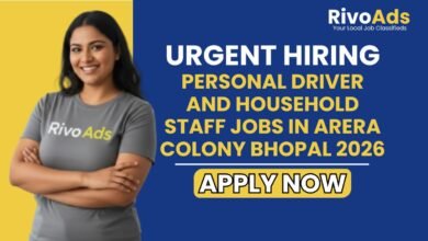 Personal Driver and Household Staff Jobs in Arera Colony Bhopal 2026