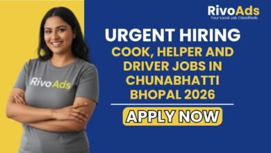 Cook, Helper and Driver Jobs in Chunabhatti Bhopal 2026