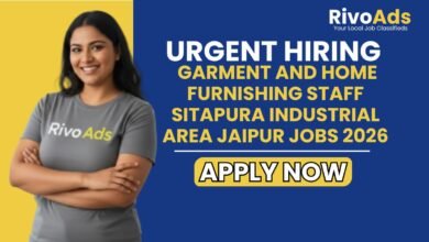 Garment and Home Furnishing Staff Sitapura Industrial Area Jaipur Jobs 2026