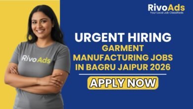 Garment Manufacturing Jobs in Bagru Jaipur 2026