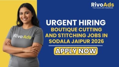 Boutique Cutting and Stitching Jobs in Sodala Jaipur 2026