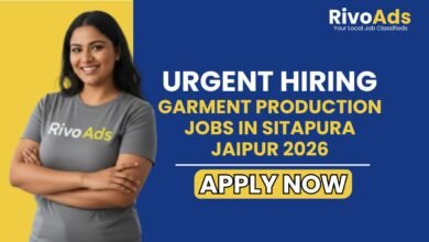 Garment Production Jobs in Sitapura Jaipur 2026