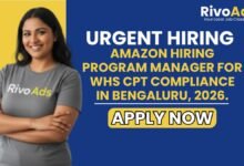 Program Manager WHS CPT Bengaluru Jobs 2026