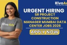 Sr Project Construction Manager Mumbai Data Center Jobs 2026