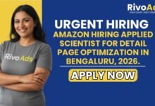 Applied Scientist Bengaluru Detail Page Jobs 2026