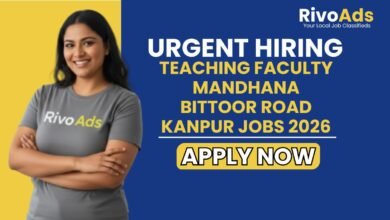 Teaching Faculty Mandhana Bittoor Road Kanpur Jobs 2026