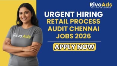 Retail Process Audit Chennai Jobs 2026