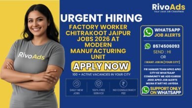 Factory Worker Chitrakoot Jaipur Jobs 2026 at modern manufacturing unit