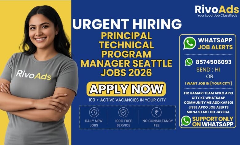 Principal Technical Program Manager Seattle Jobs 2026 at Amazon Customer Service.