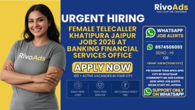 Female Telecaller Khatipura Jaipur Jobs 2026 at banking financial services office.