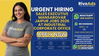 Sales Executive Mansarovar Jaipur Jobs 2026 at industrial corporate office