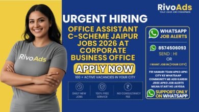 Office Assistant C-Scheme Jaipur Jobs 2026 at corporate business office