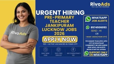 Pre-Primary Teacher Jankipuram Lucknow Jobs 2026 at Dr. MC Jafa Memorial Public School.