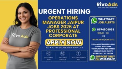 Operations Manager Jaipur Jobs 2026 at professional corporate and transport hub.