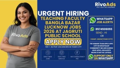 Teaching Faculty Bangla Bazar Lucknow Jobs 2026 at Jagruti Public School