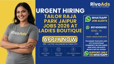 Tailor Raja Park Jaipur Jobs 2026 at ladies boutique